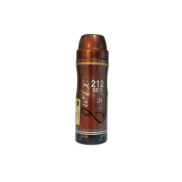 اسپری دئودورانت کوئیکس س.ک.سی من spray qwix 212sexy MEN مردانه 200 میل