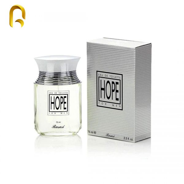 ادوتویلت مردانه رصاصی مدل Hope حجم 75 میلی لیتر